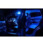 Ultra Blue 31mm Festoon 12-SMD Interior Map Dome LED Bulbs for DE3175 DE3022 (2010-2013)