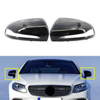 Pair Rearview Mirror Housing for Mercedes-Benz C E S CLS GLC Class (2015–2023) Gloss Black