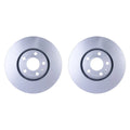 Set of 2 Hella Front Vented 312mm Disc Brake Rotors for A4 A6 A8 Quattro