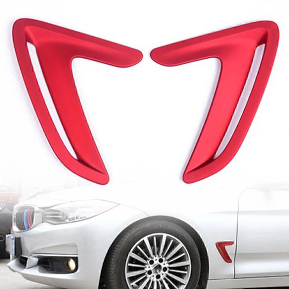 2pcs Side Body Marker Fender Air Wing Vent Trim for BMW 3 Series GT (2013–2017)