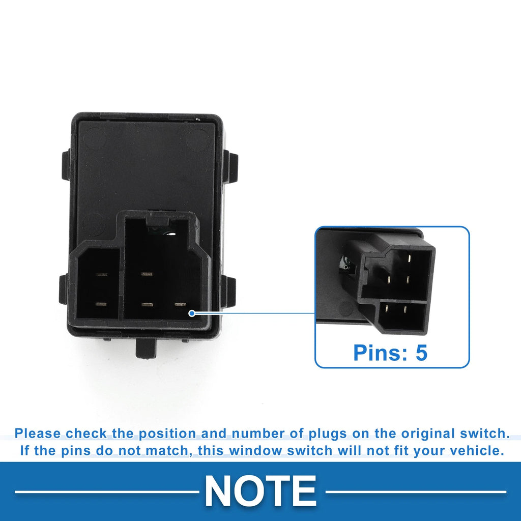 Rear Power Window Switch for Dodge Ram 1500 2500 3500 (2004) No. 5029464AA