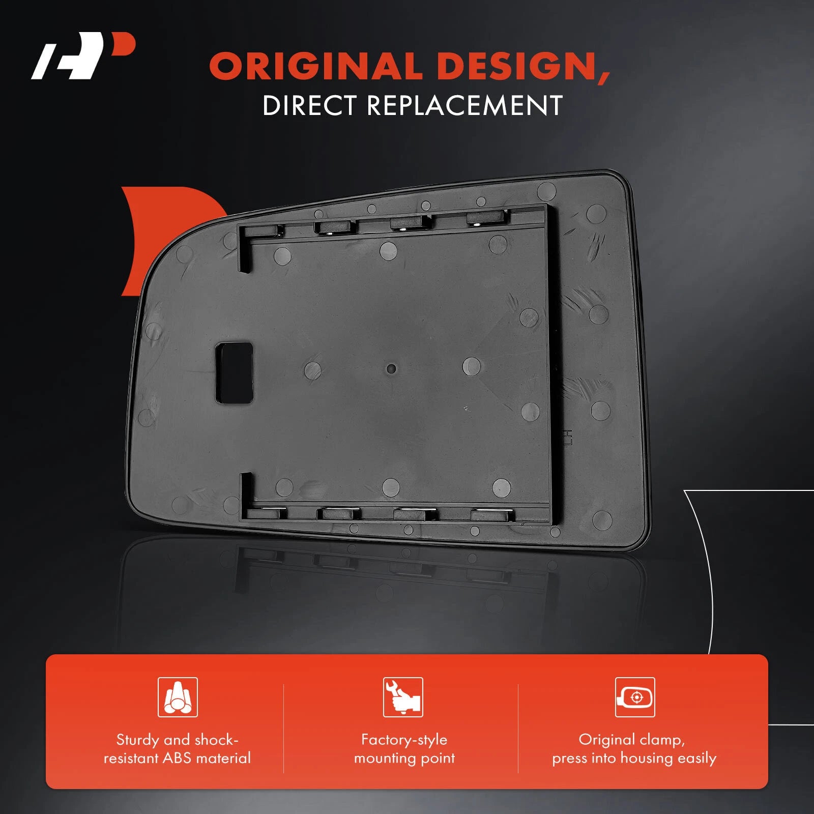 Driver Upper Mirror Glass for Mercedes-Benz Sprinter 2500 3500 (2007-2018)