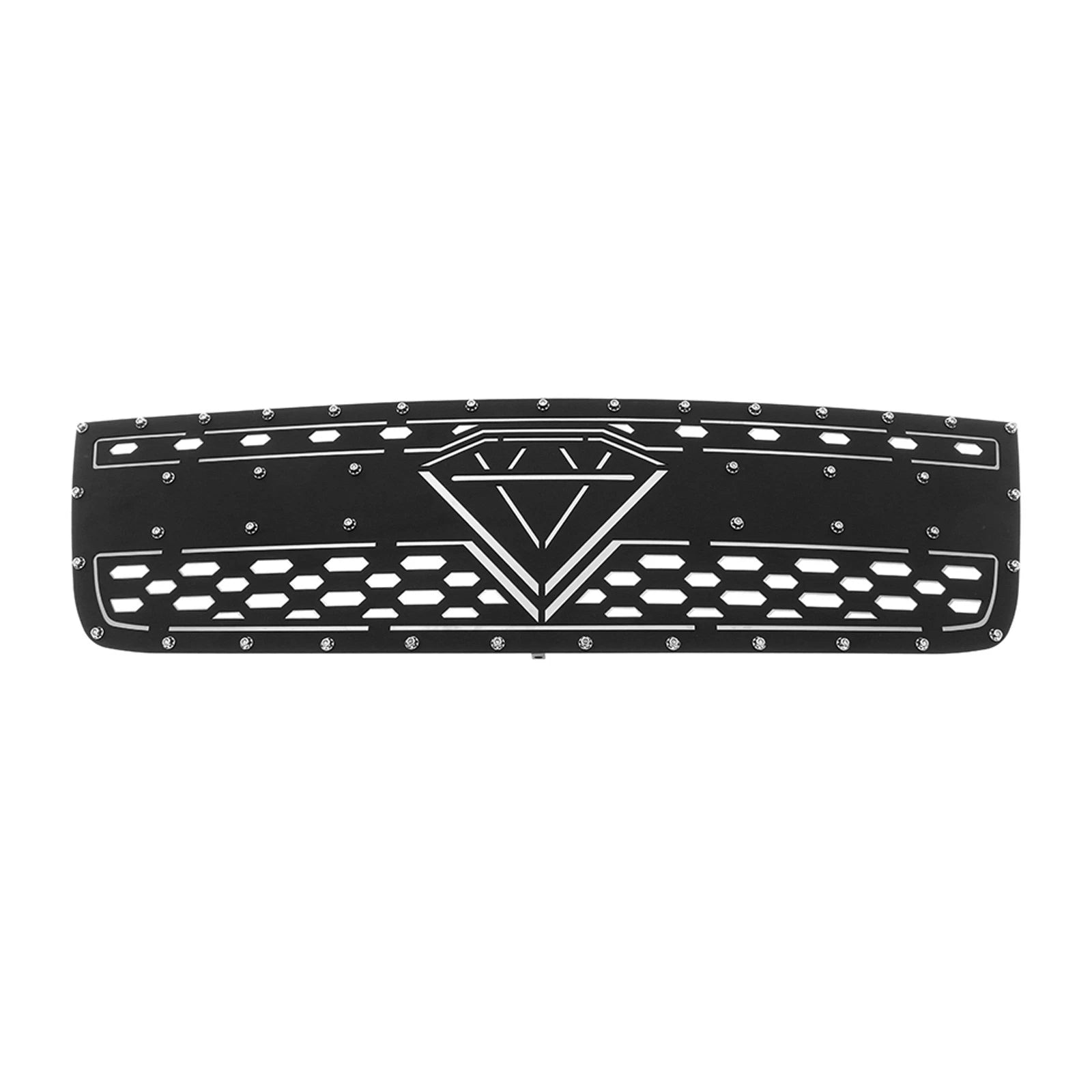 Stainless Black Sheet Grille for Chevy Silverado 1500 2500 HD (2005-2006)