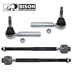 Set of 4 Inner & Outer Steering Tie Rod Ends for Caddy Chevy GMC