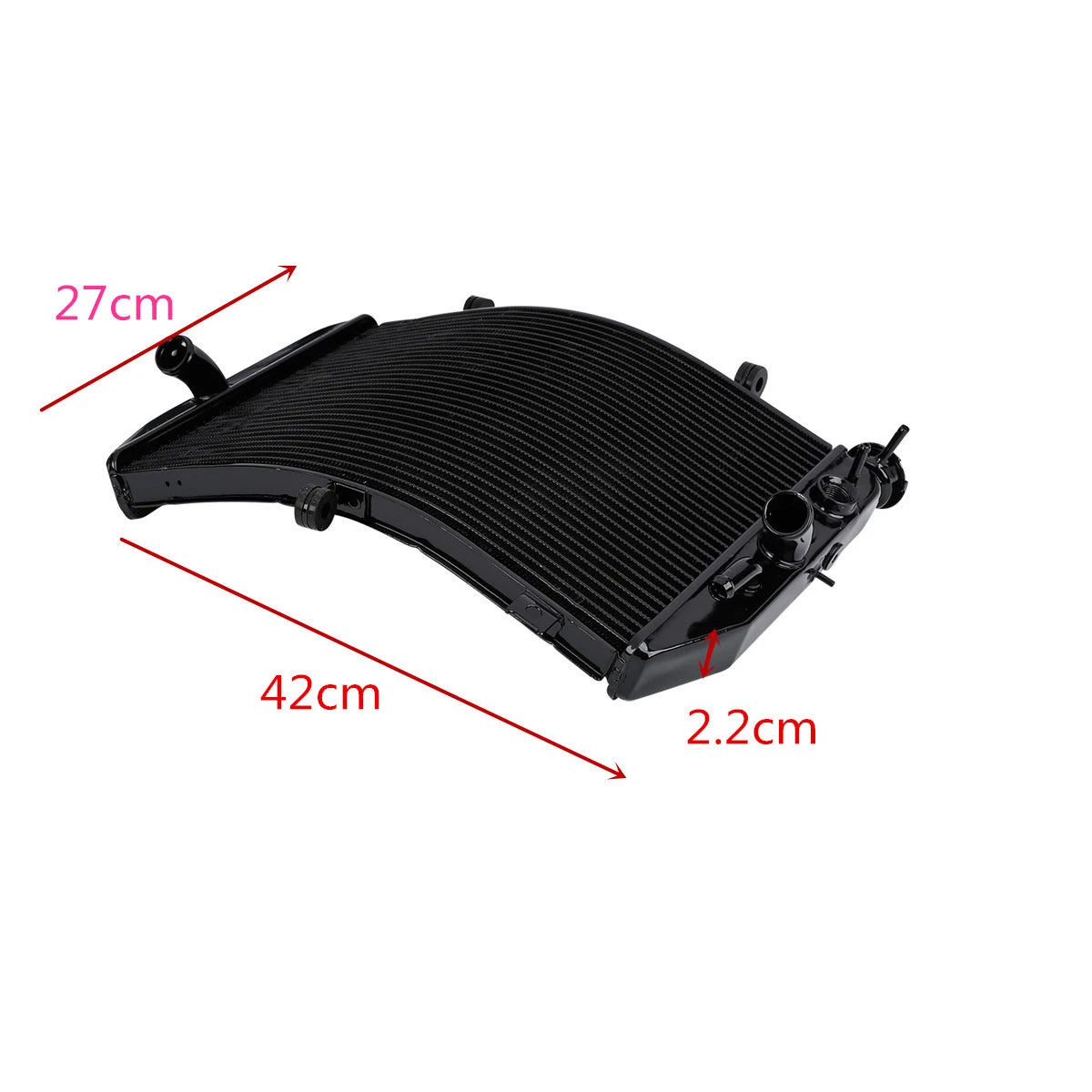 Radiator Cooling Cooler for Suzuki GSXR600 (2004–2005) Black