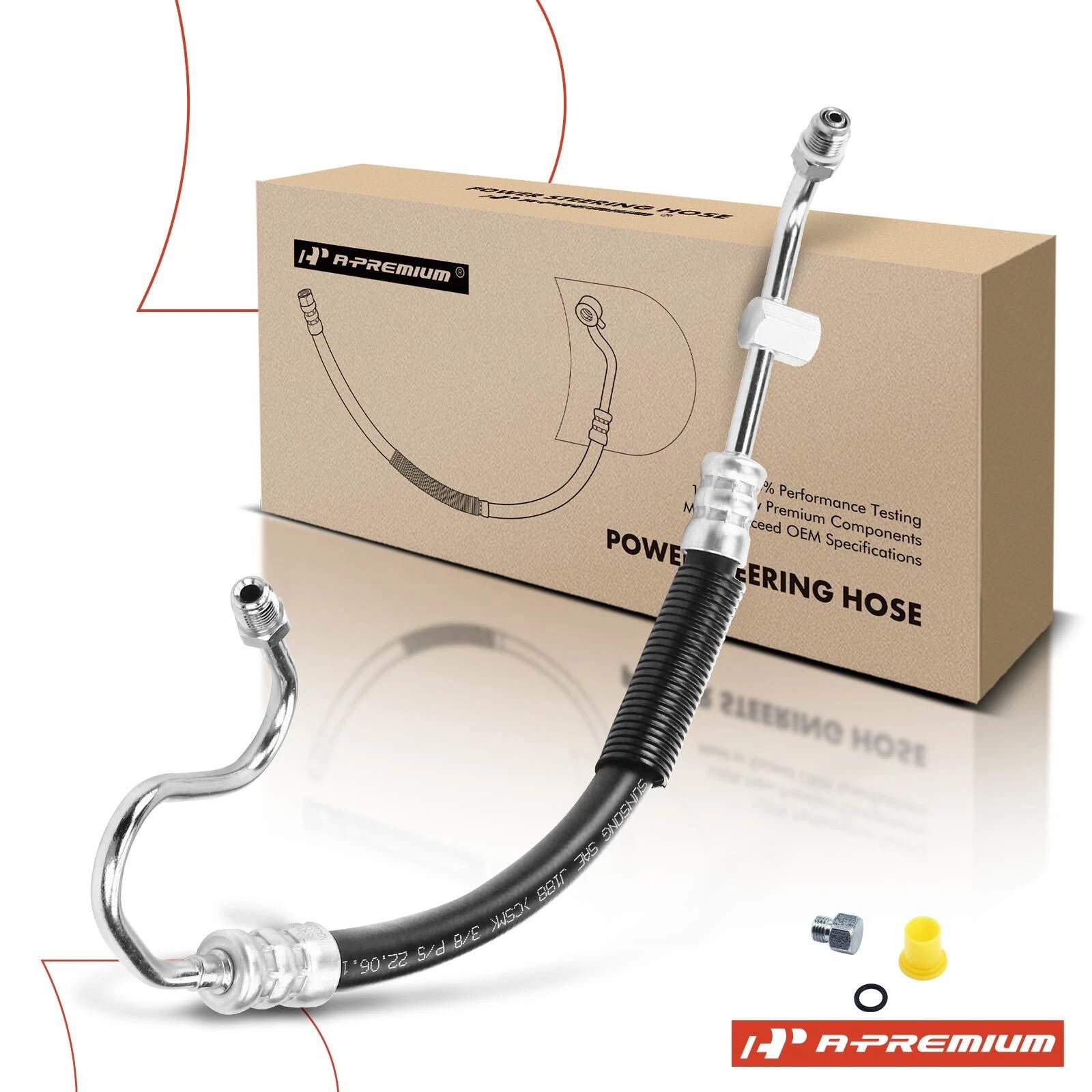 Power Steering Pressure Line Hose for Ford F-150 F-250 F-350