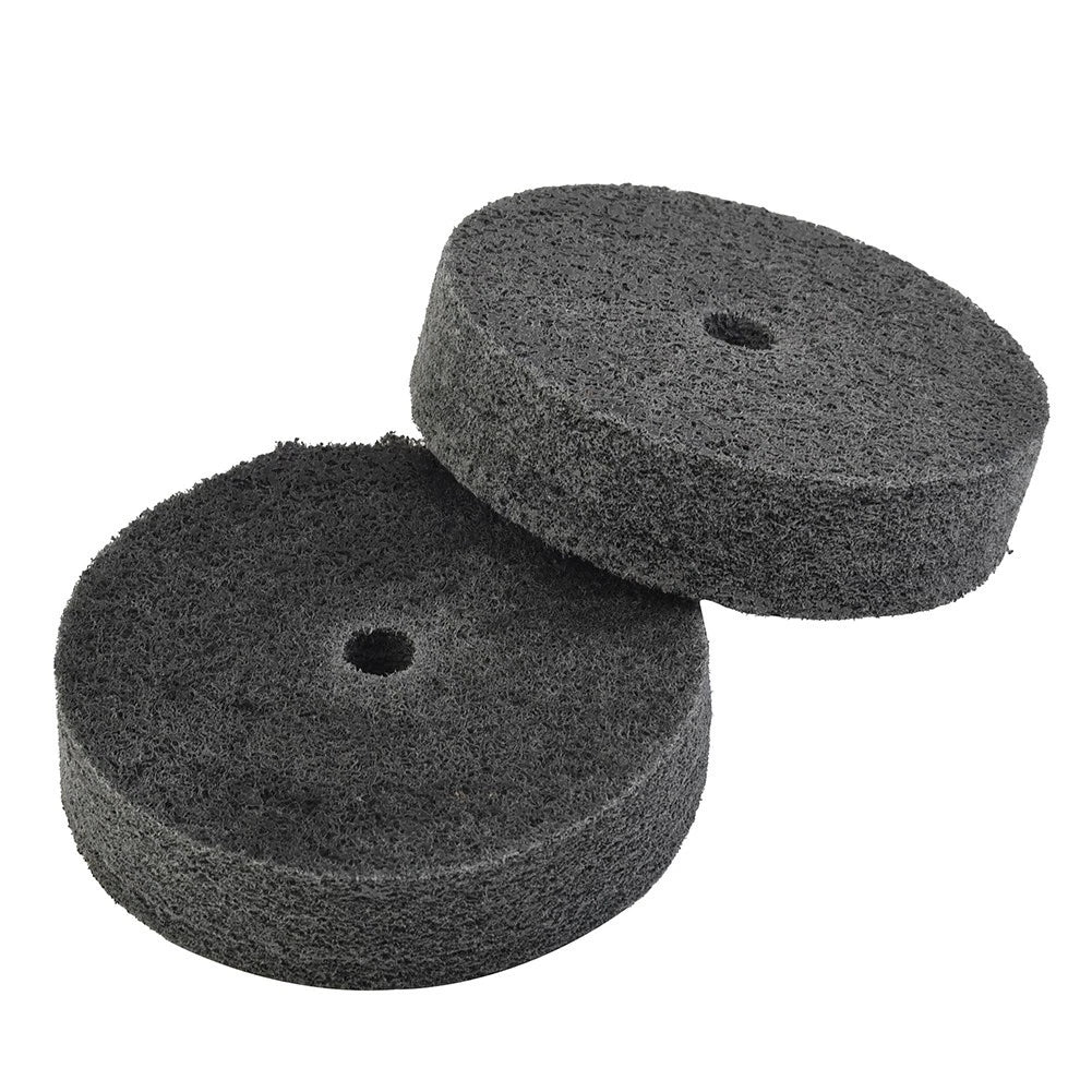 2X Nylon Fiber Buffing Polishing Wheel Abrasive Pad Grinding Disc Tool