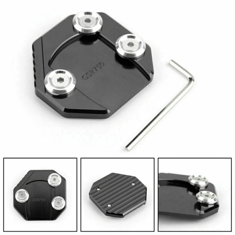 Side Kickstand Extension Plate for Suzuki GSR750 (2011–2015) GSX-S1000/F