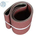Set of 6 Sanding Belts for Belt Sander (6" × 48", 60-400 Grit)