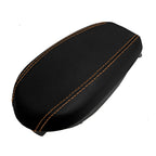 Console Lid Armrest Cover for Hyundai Veloster (2012–2018) Orange Stitch