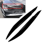 Headlight Eyebrows Trim for BMW X6 E71 E72 X6M X5M E70 (2008–2014) Black