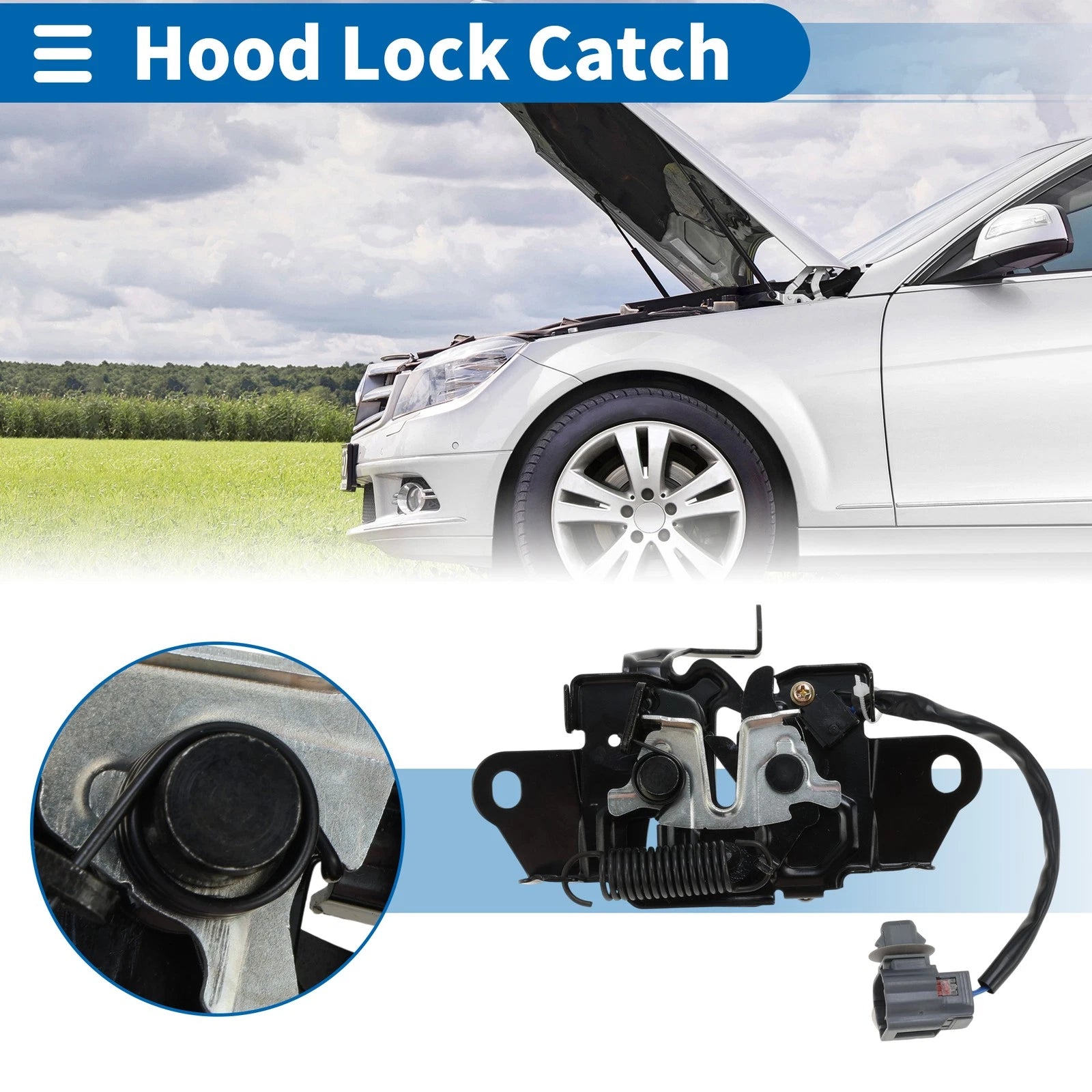 Hood Latch Assembly for Mazda 6 (2013–2018) No.GV9B56620