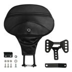 Front Rider Driver Backrest Mount for Harley Touring (2009–2023) Black