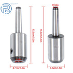 MT2 Taper End Mill Tool Holder Adapter for Single End Mills (5/8", 3/8"-16)