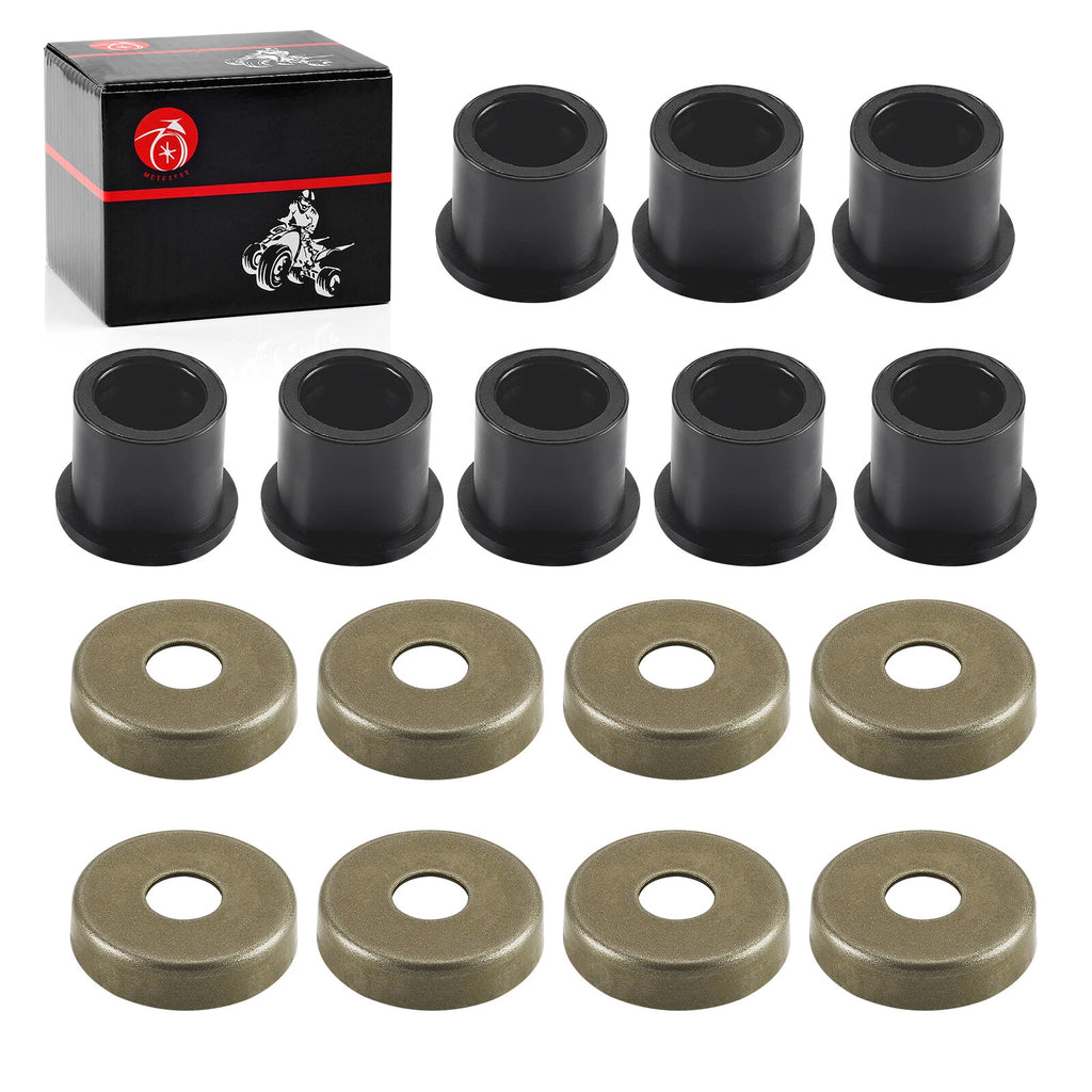 8Pcs Front A-Arm Bushing + Cap Set 0451762 for Polaris Predator 50 (2004–2007)