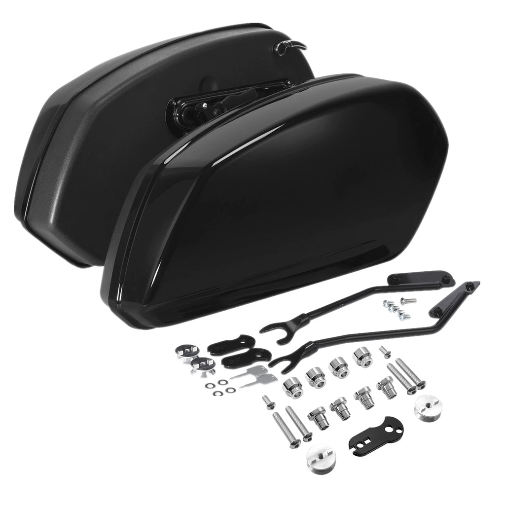 Hard Saddlebags & Docking Kit for Harley Fat Boy FLFB, Breakout FXBR (2018–2023)