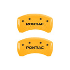 Set of 4 Caliper Covers Yellow for 2006-2009 Pontiac Solstice by MGP