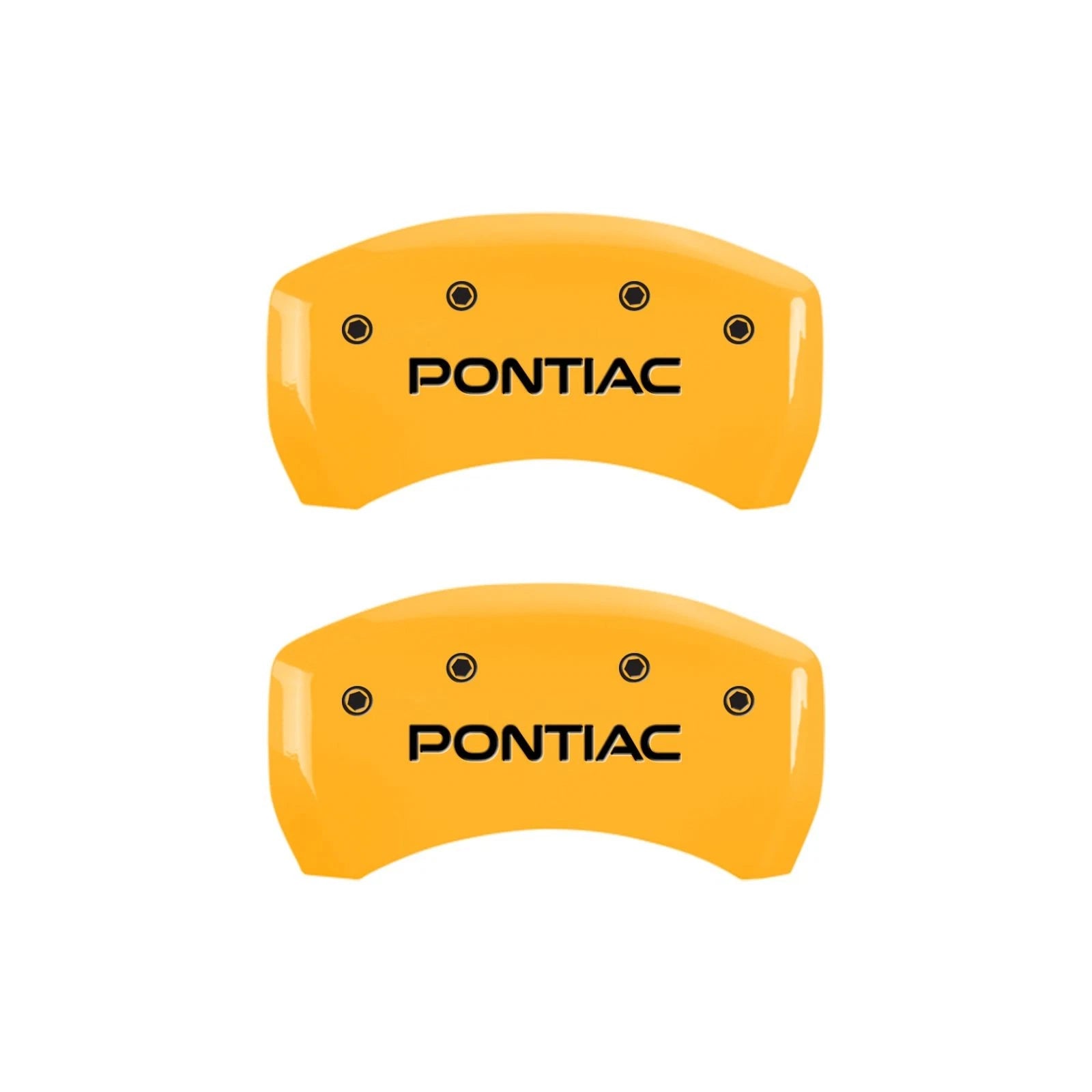Set of 4 Caliper Covers Yellow for 2006-2009 Pontiac Solstice by MGP