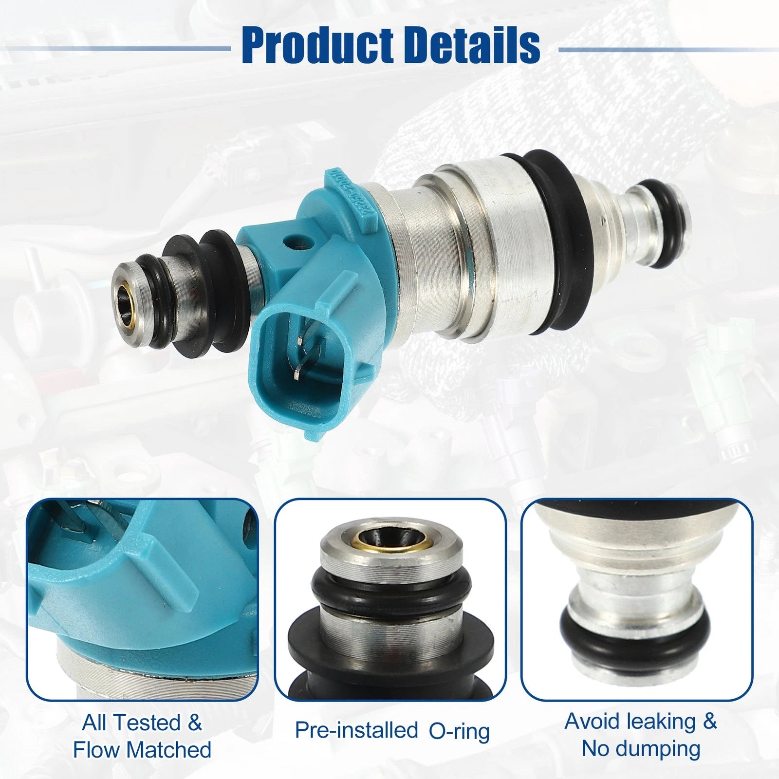 6X Fuel Injector Nozzle 23209-20010 for Toyota Camry 3.0L (1994–2001)
