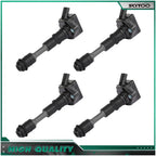 Set of 4 Ignition Coils for Volvo S60 V60 XC60 XC90 2.0L (2015–2020)