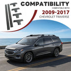 Roof Rack Cross Bars for Chevy Traverse (2009–2017)