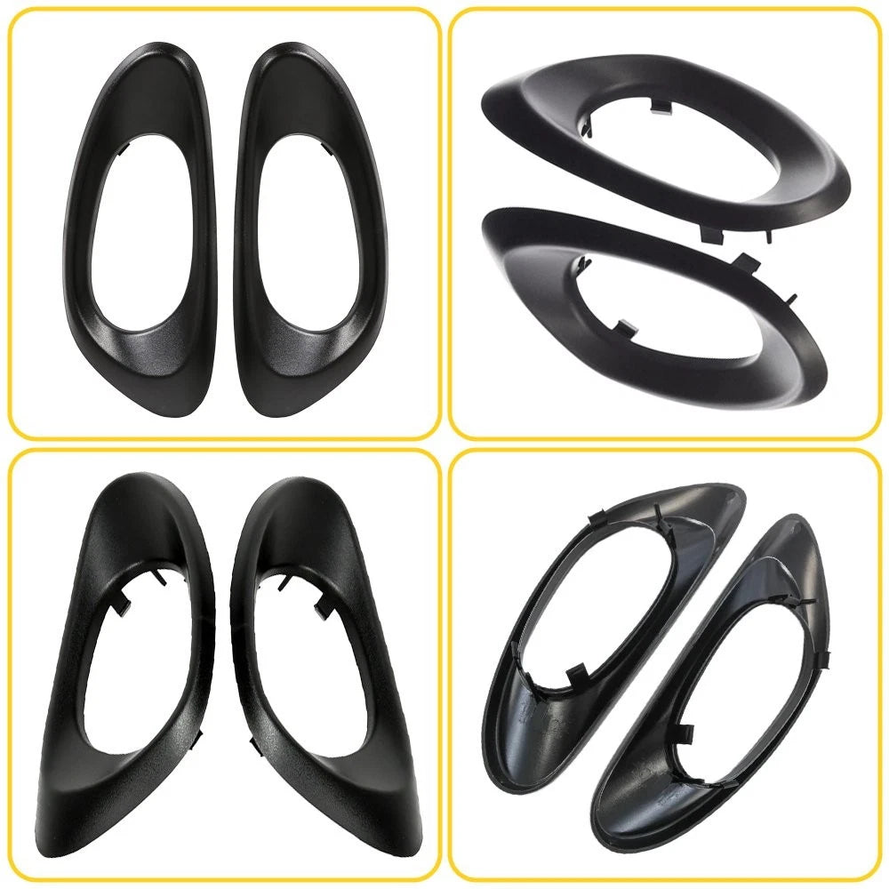 Set of 2 Front Inside Door Handle Trim Bezels for Chevy Trailblazer (2002–2009)