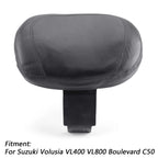 Driver Backrest Cushion Pad for Suzuki Volusia VL400 VL800 Boulevard C50 (2001–2020)