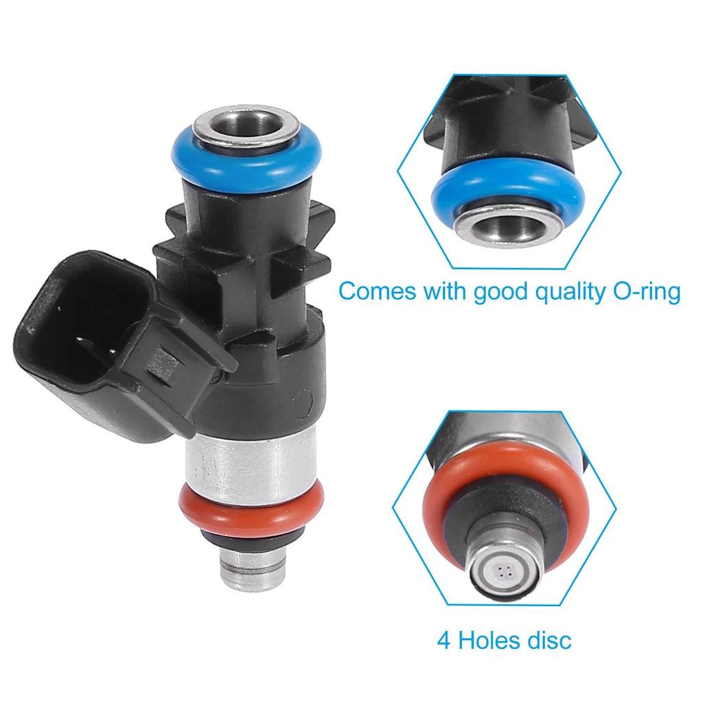 6pcs Fuel Injector 0280158233 for Dodge Challenger Charger Jeep Wrangler (2011–2023)