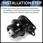 Engine Motor Mount for Honda - Black