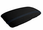 Console Lid Pull Over Cover Leather for Honda Accord (1998–2002) Blue Stitch