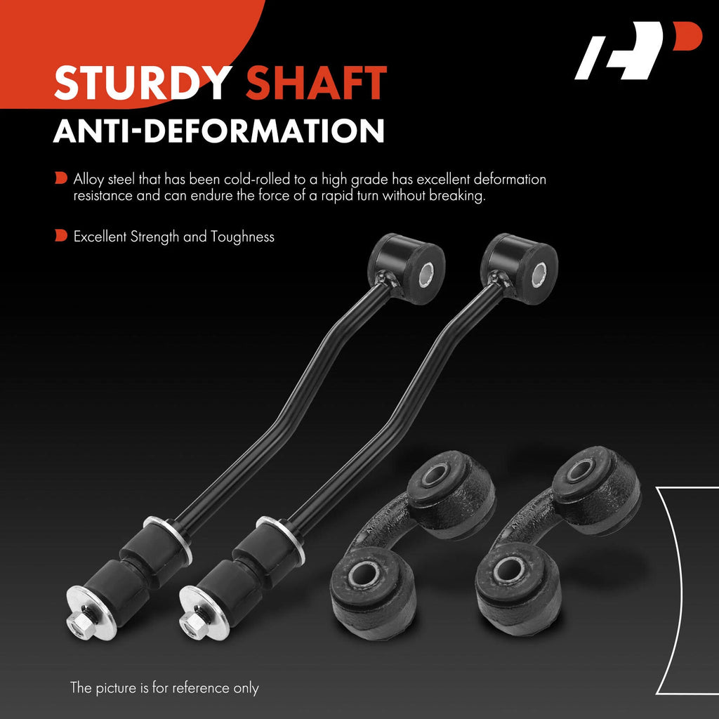 Set of 4 Front & Rear Sway Bar End Links for Ford F-150 F-250 (1989–1996)