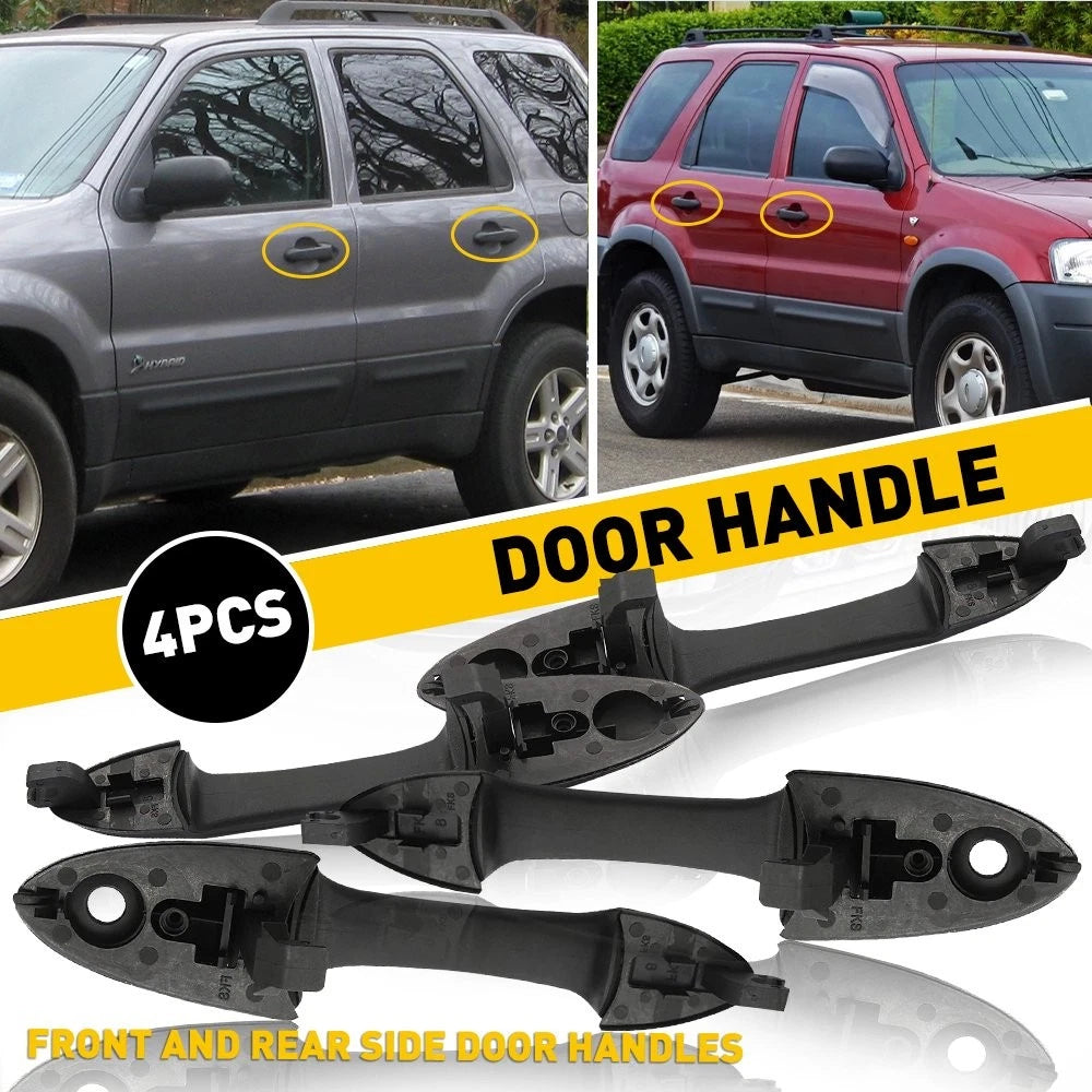 Set of 4 Door Handles for Ford Focus (2000–2007) Exterior Repair Kit