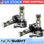 4X H11 + 9005 LED Headlight Bulbs for NOVSIGHT (2010–2023)