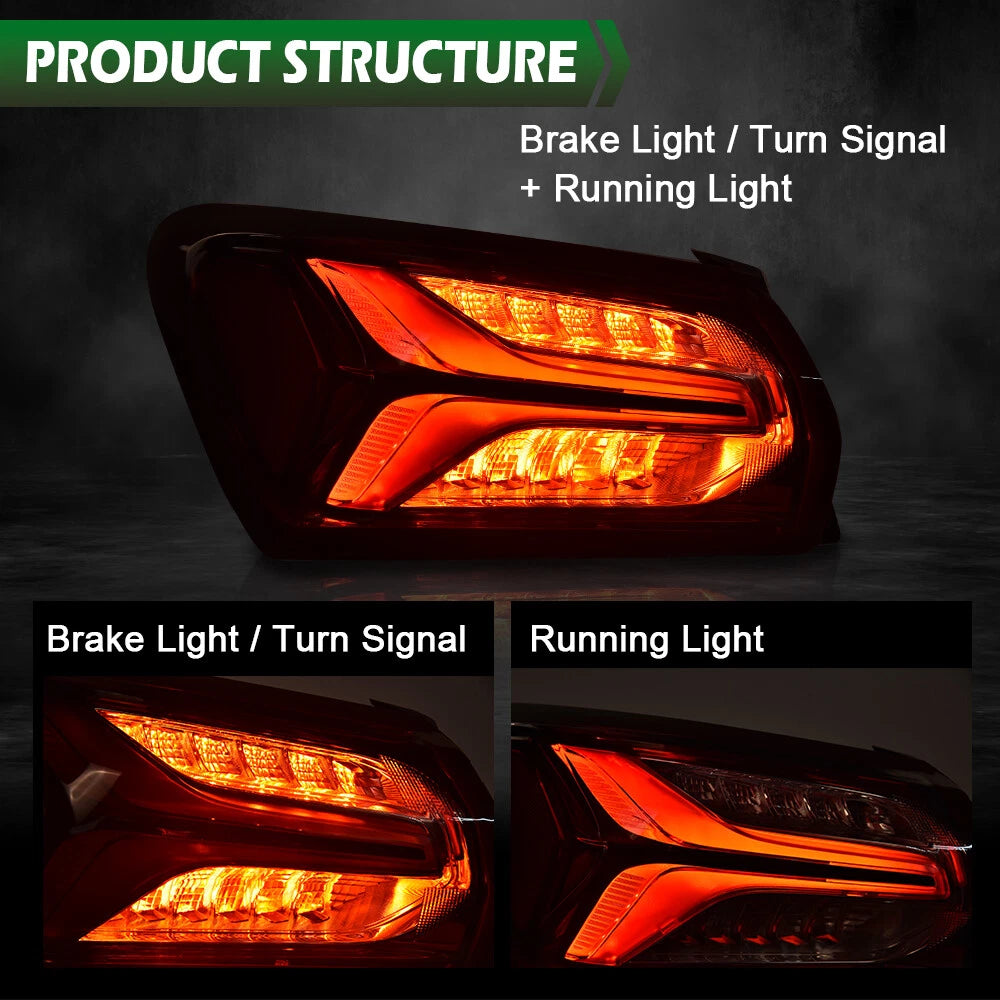 Left Side LED Tail Light Brake Lamp for Chevy Malibu (2019–2022)