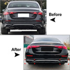 Rear Exhaust Pipe Cover Trim for Mercedes Benz E Class W214 (2024+) Black
