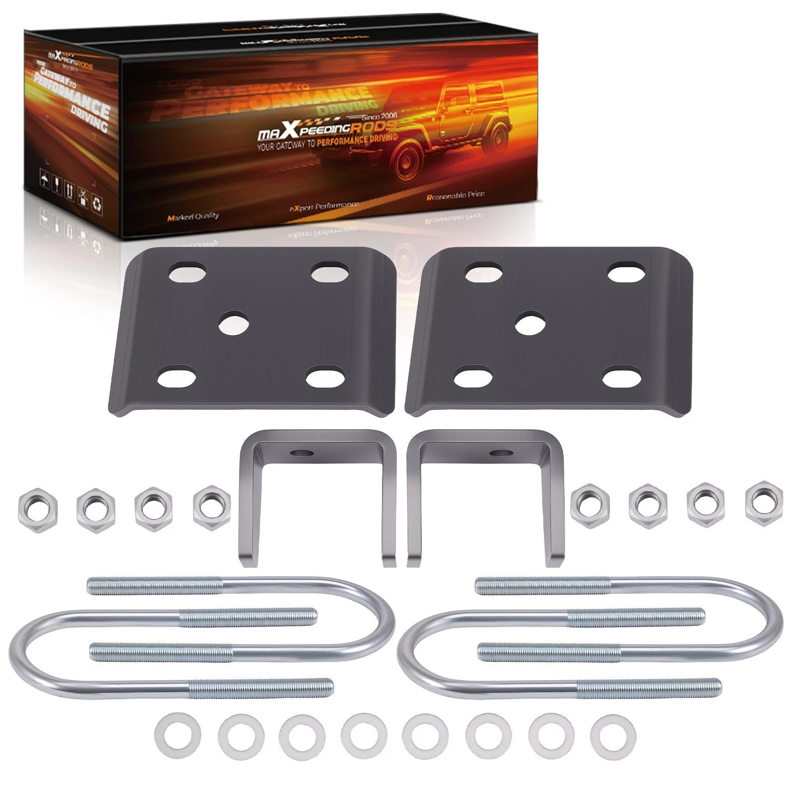 6 Inch Rear Lowering Kit Axle Flip for Dodge Ram 1500 (1994–2001) Steel 6mm