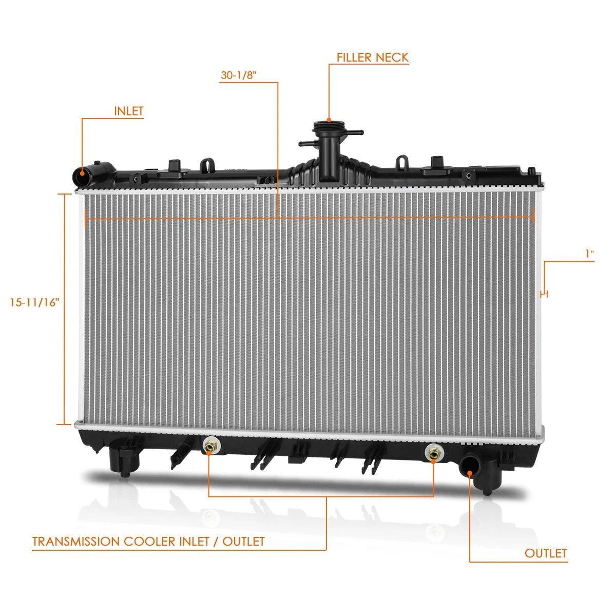 Cooling Radiator for Chevy Camaro 3.6L (2012–2015) DPI-13341