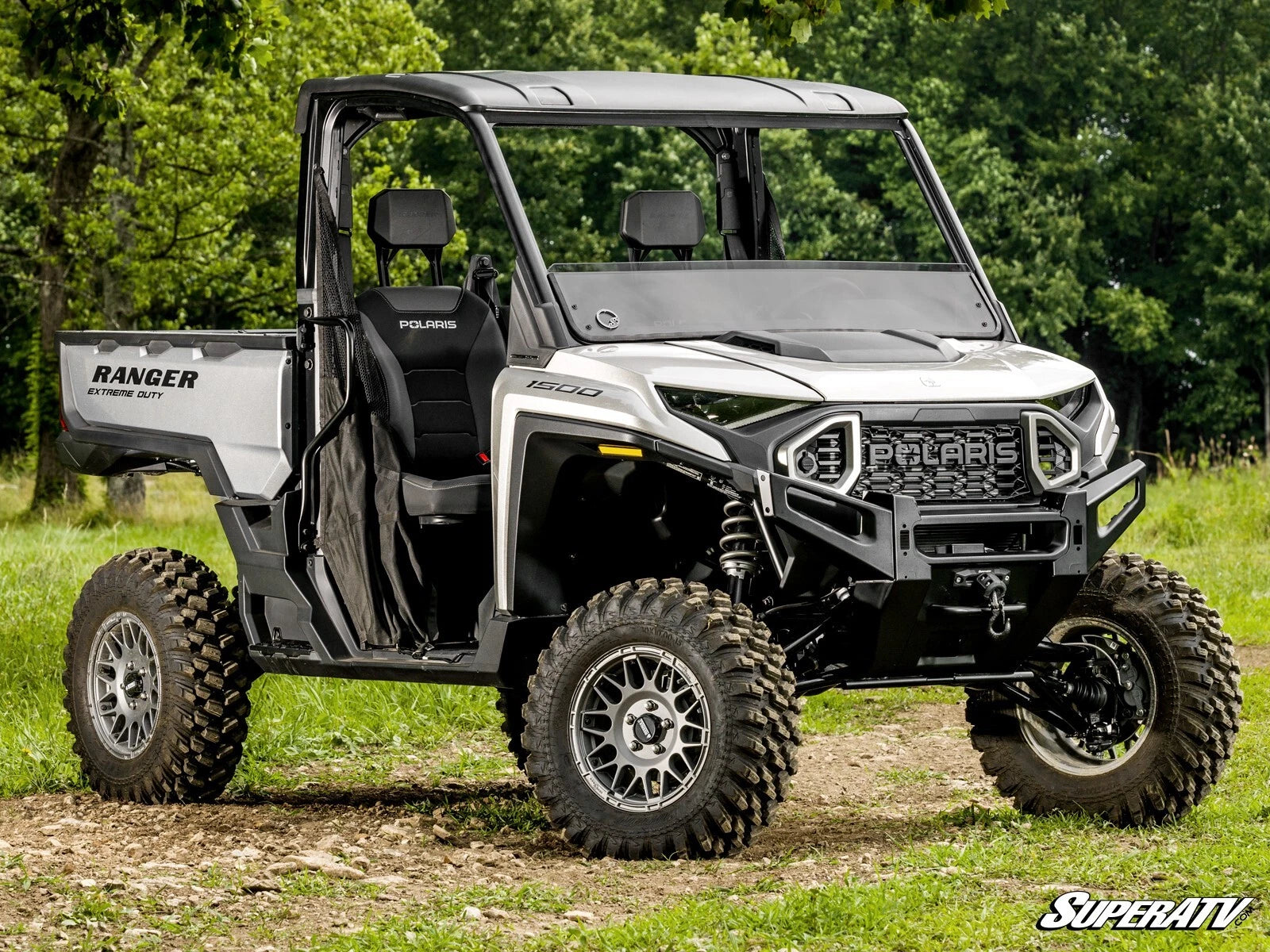 Half Windshield for Polaris Ranger XD 1500 (2018–2023) - Dark Tint