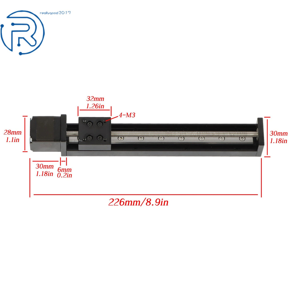 Linear Stage Actuator for CNC Router (6" Stroke)