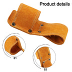 Cowhide Leather Tool Clip for Construction Workers and Carpenters