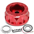 J2 2" 6-Bolt Aluminum Steering Wheel Hub Adapter for Mitsubishi (1983–2007)