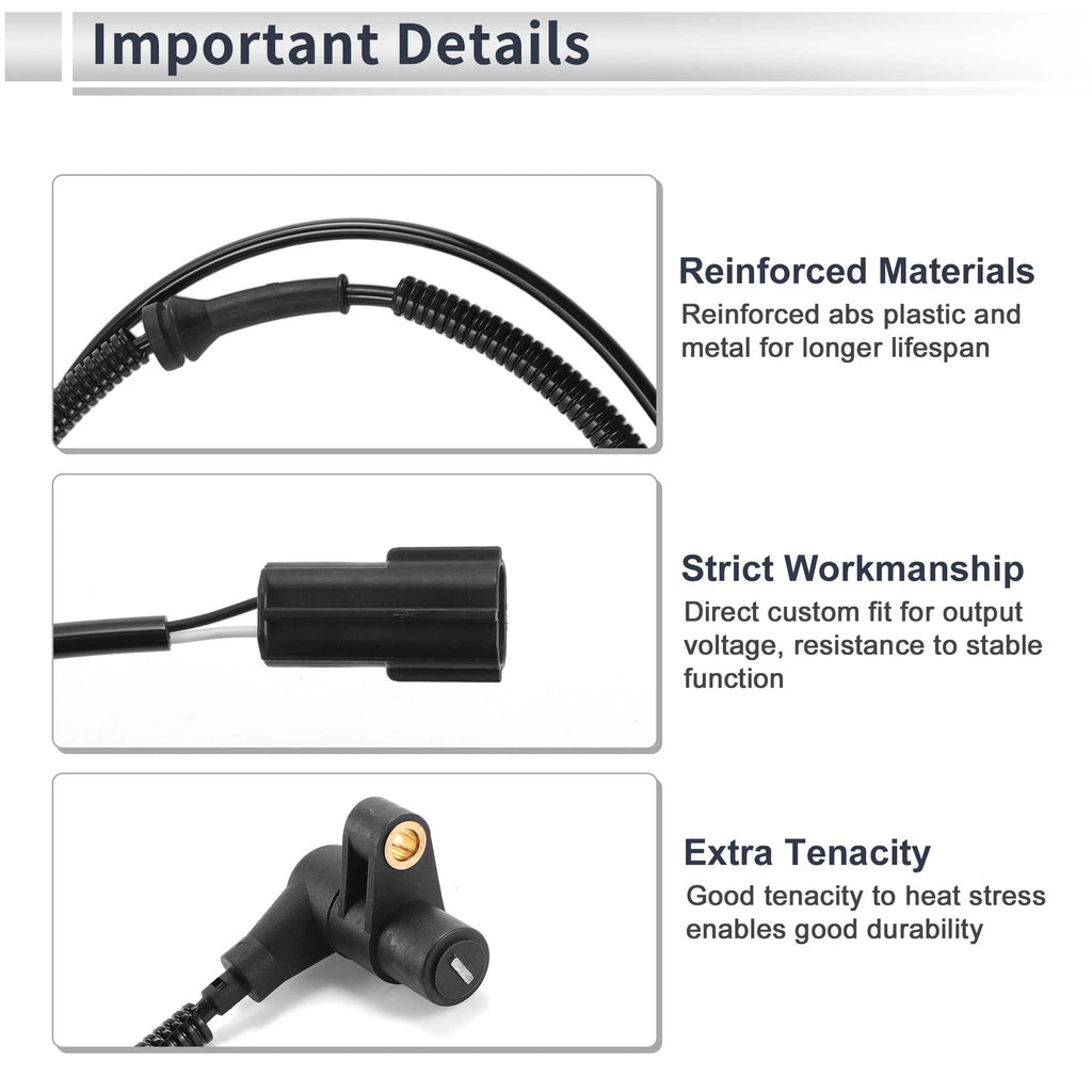 ABS Wheel Speed Sensor for KIA RIO (2001–2002) No. 0K31L4373XE/0K31L4373XD