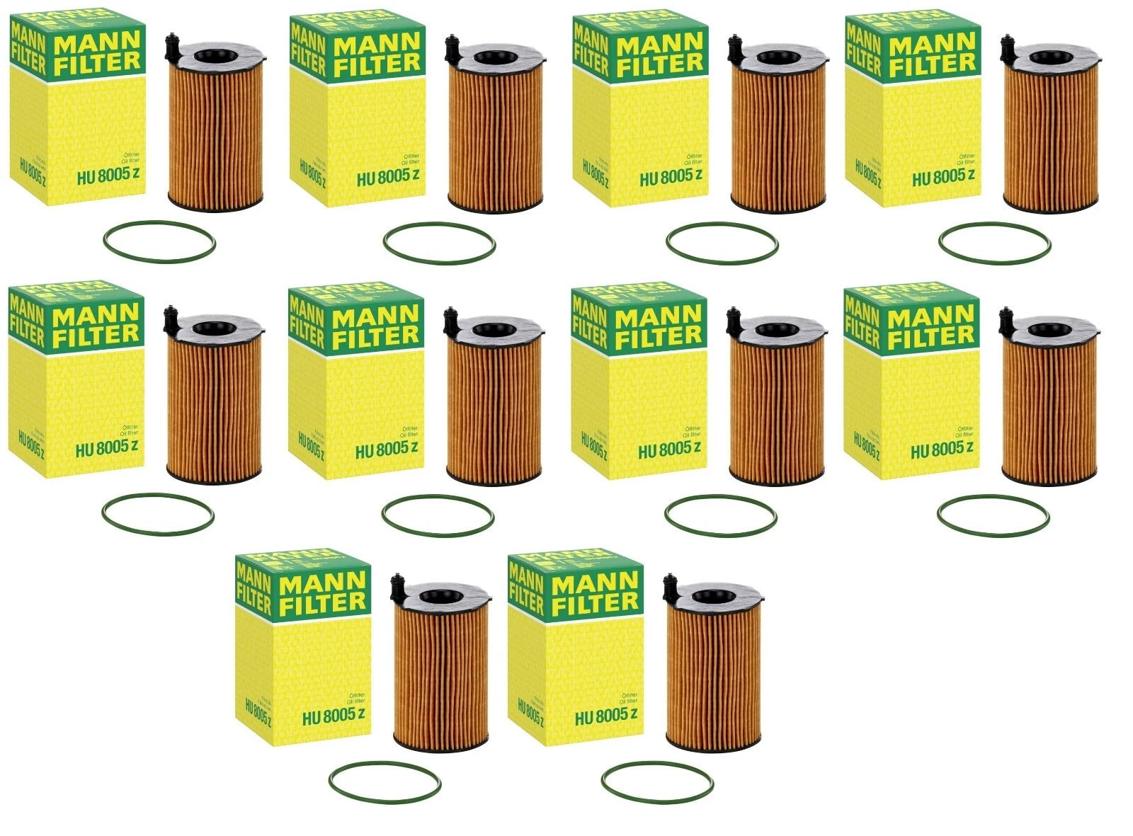 Set of 10 Engine Oil Filters for Audi Q5 Q7 Porsche Cayenne VW Touareg