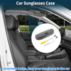 Sunglasses Case for Honda Accord (2018–2023) Eyeglasses Holder ABS Dark Grey