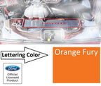 Radiator Cover Plate for Coyote Emblem with Orange Fury Letters Mustang (2015–2017)