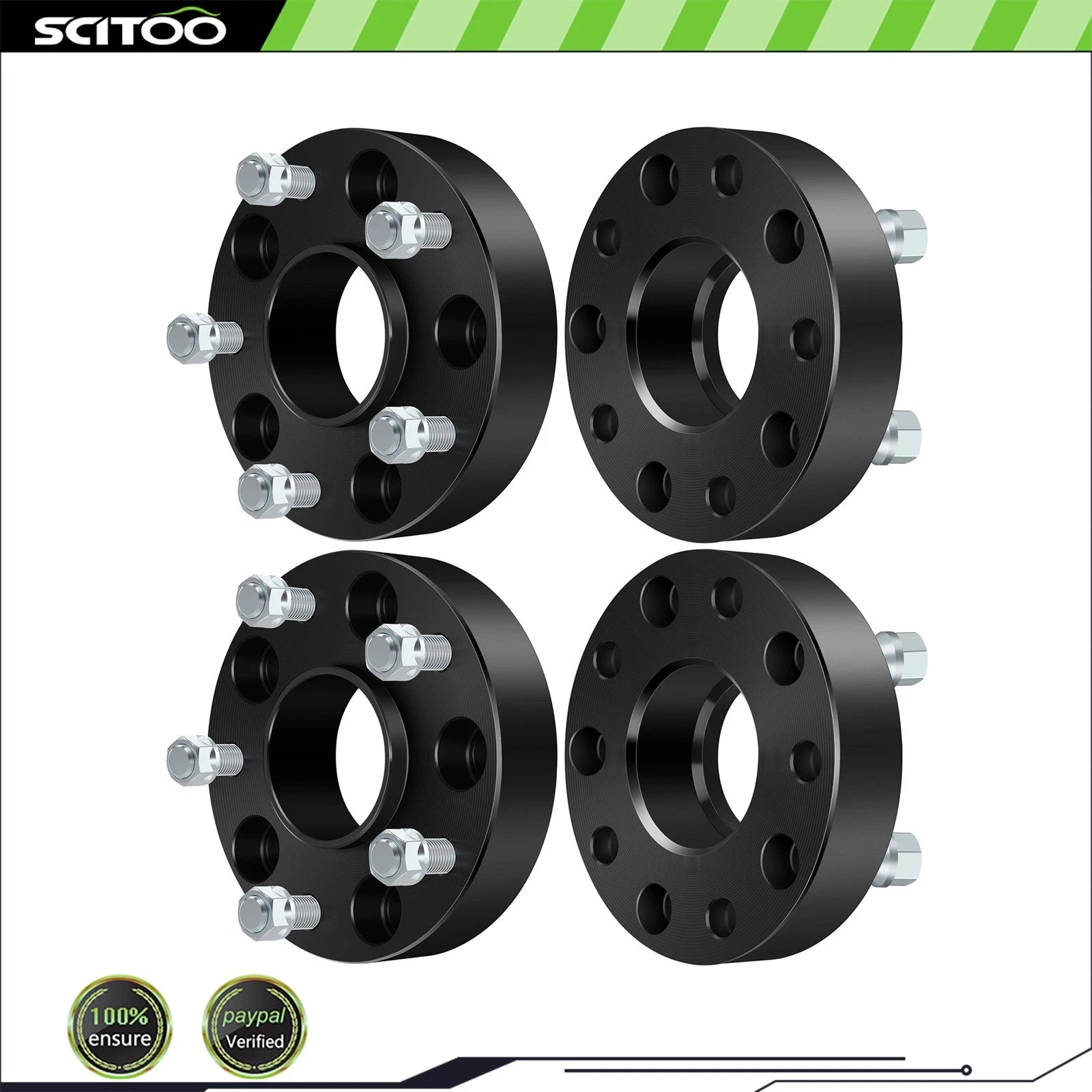 4Pcs Wheel Spacers 1.5 inch 5x5.5 5x139.7 for Ram 1500 (2012–2018) M14x1.5