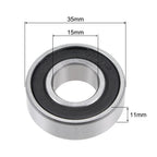 Set of 2 6202-2RS Ball Bearings for Various Models (15x35x11mm)