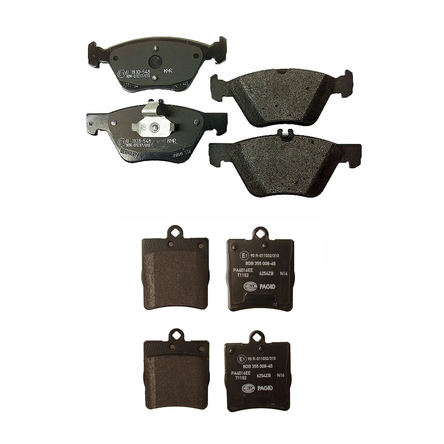 Disc Brake Pads Kit for Mercedes W210 CLK320 CLK430 E320 E430 (1998–2002)