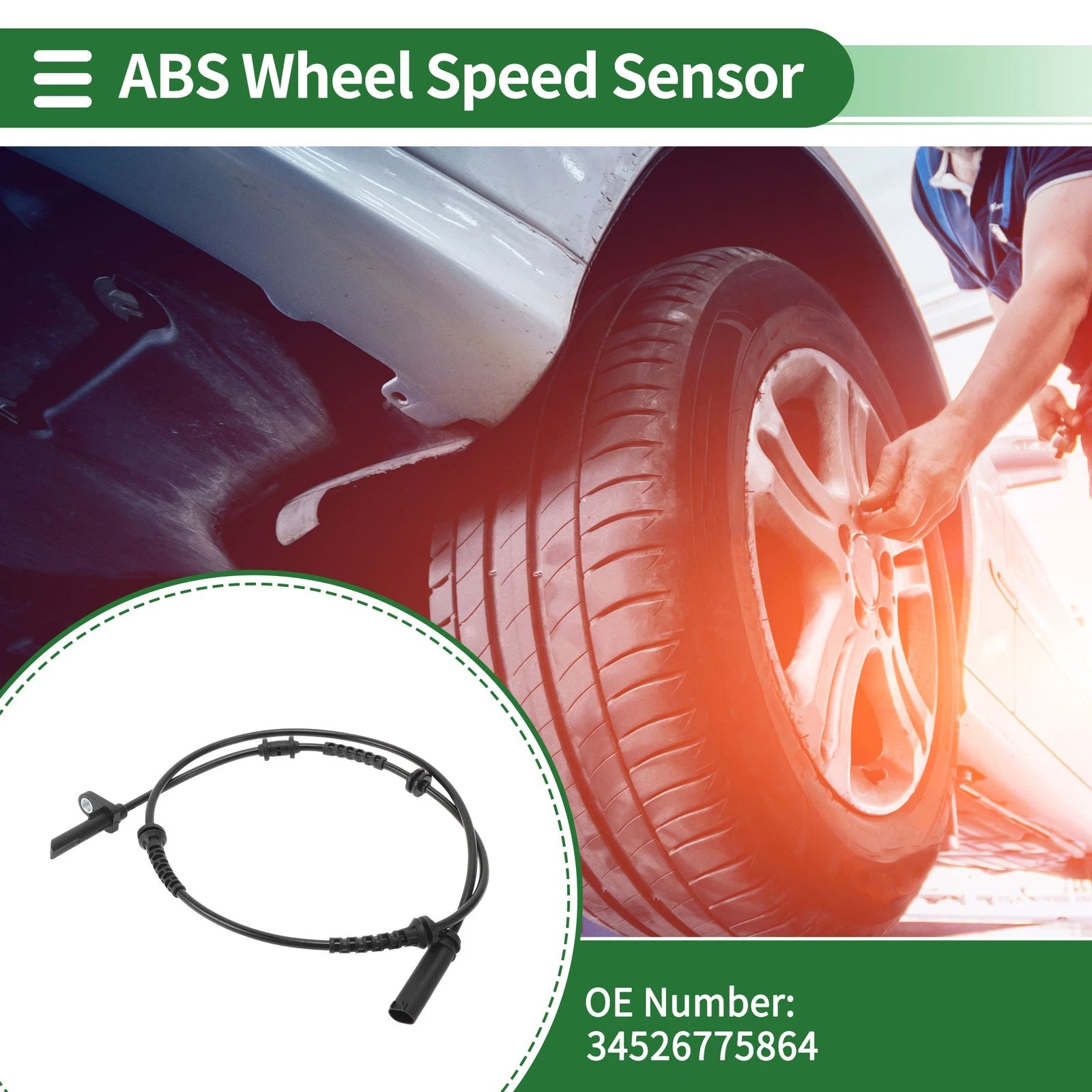 ABS Wheel Speed Sensor No. 34526775864 for BMW 760Li (2010–2015)