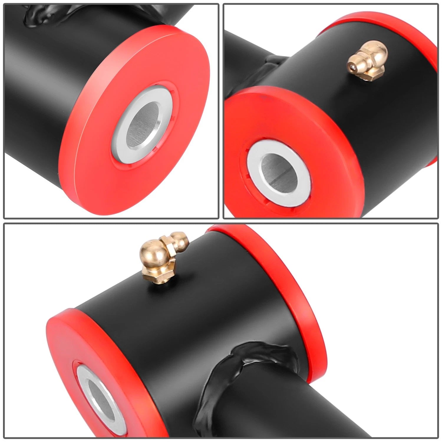 Red Bushing Pair for Ford F-150 (2021–2025) Tubular Front Upper Control Arm